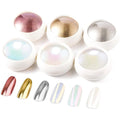 Ledsuuei metallic mirror chrome nail powder set front view