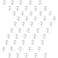 Yeetschi 5mm clear quartz balls front view showing 50 pack container