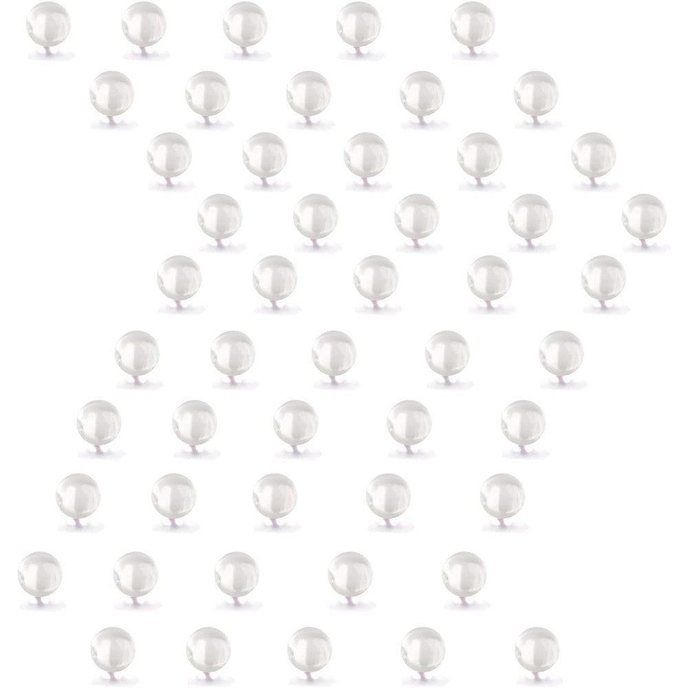 Yeetschi 5mm Clear Quartz Balls 50 Pack front view