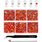 Beadsland flatback rhinestone kit front view storage box packaging