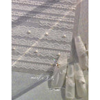 Softsoul white lace nail stickers front view packaging