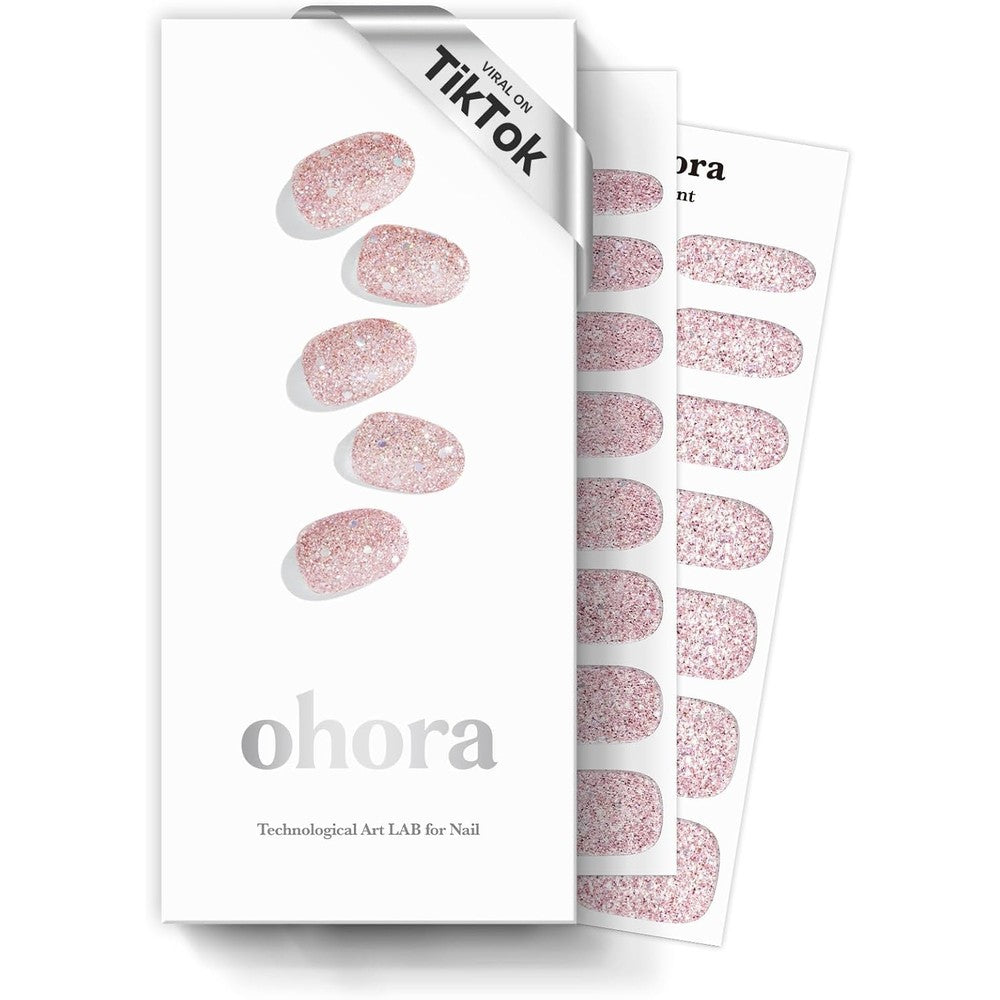 Ohora Semi Cured Gel Nail Strips N Pixie Dust front packaging