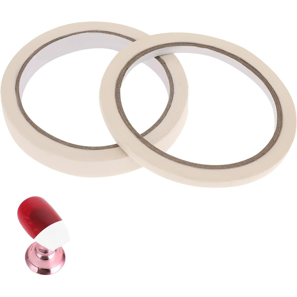 InnoHHustle nail art adhesive masking tape rolls front view on a clean backdrop for manicure design detailing.