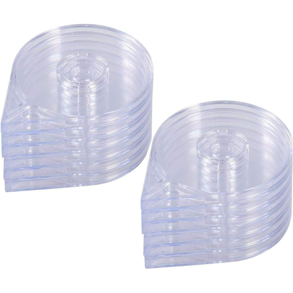 Luzen 12 piece empty nail art striping tape dispenser set front view