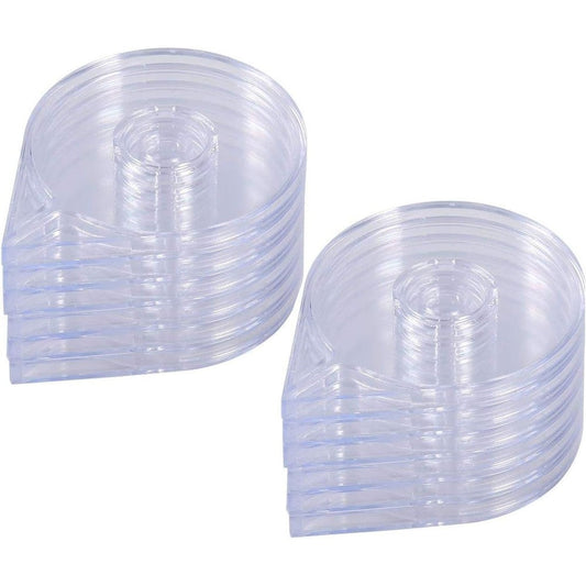 Luzen 12 piece empty nail art striping tape dispenser set front view