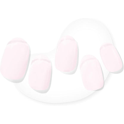 Dashing Diva Glaze Semicured Gel Nail Strips In Sheer Pink With LED Lamp Compatibility Includes 34 Salon Quality Wraps Prep Pad And File - Image 1