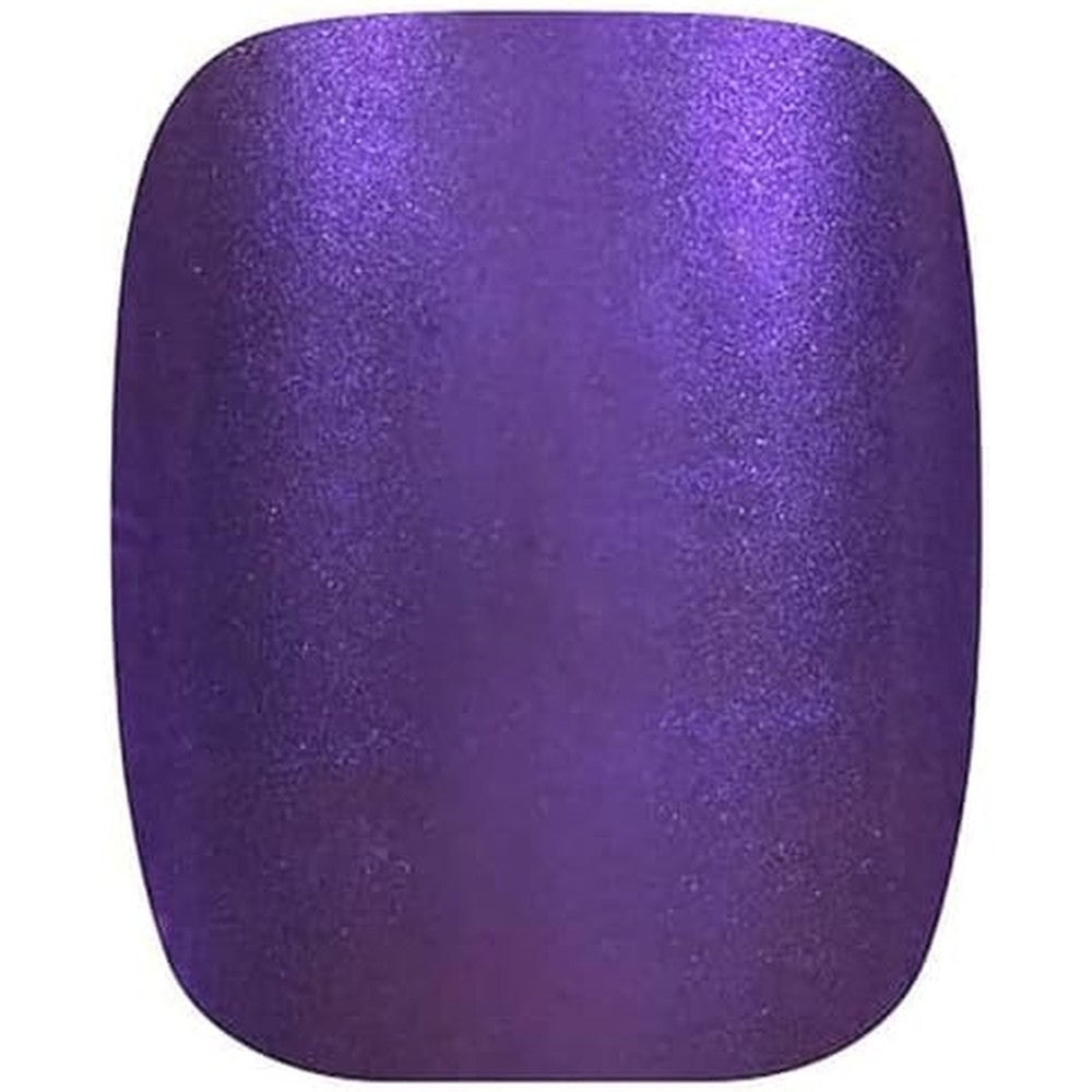 Color Street Evening Sky Pedicure Nail Polish Strips package front view featuring deep purple shimmer strips