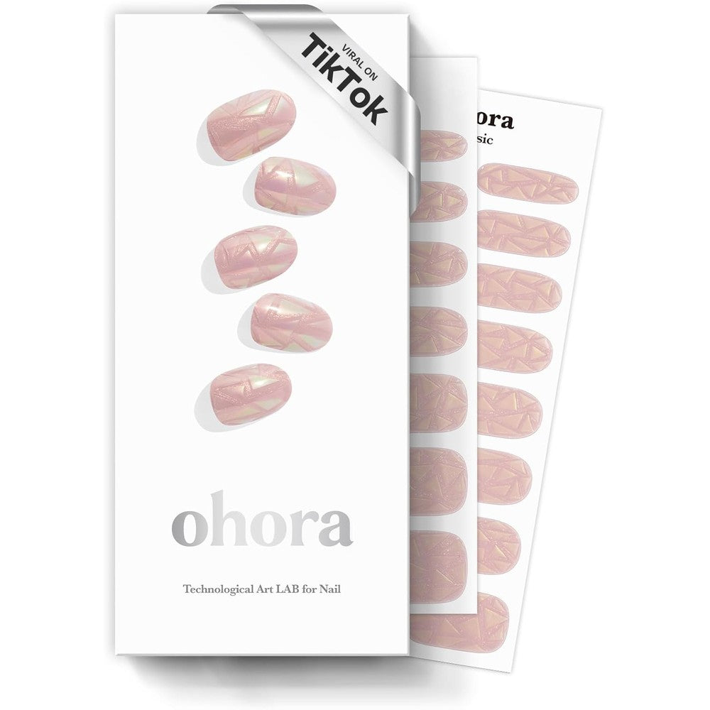 Ohora N Pink Wonderland gel nail strips kit front view