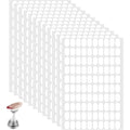 LXUEJIE double sided nail sticky tack front view packaging
