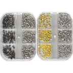 Symphonyw Elionless Metal Punk Nail Art Studs front view packaging