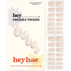 Heyhae semi cured gel nail strips front packaging view