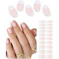 AutyaMee Classic French semi cured gel nail strips front packaging view