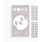 Nova Nails Chinchilla semi-cured gel nail strips front view packaging