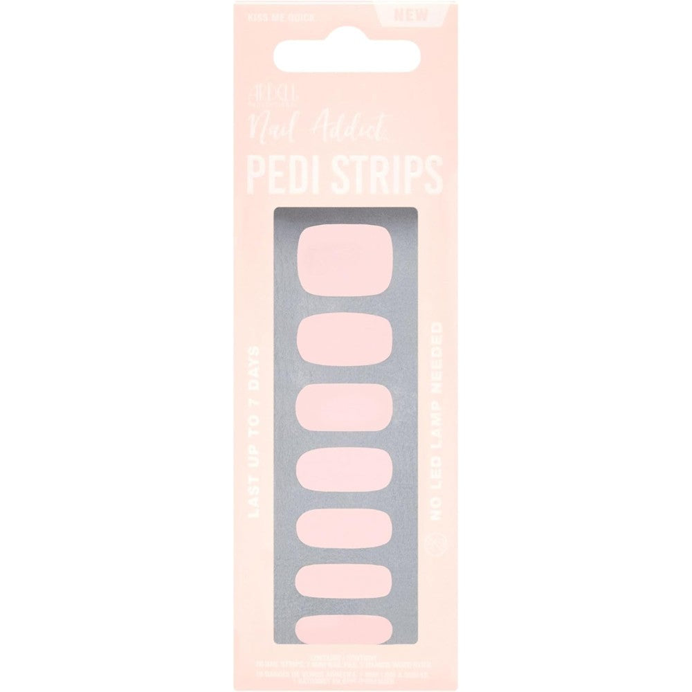 Ardell Nail Addict Pedi Strips Kiss Me Quick front view packaging
