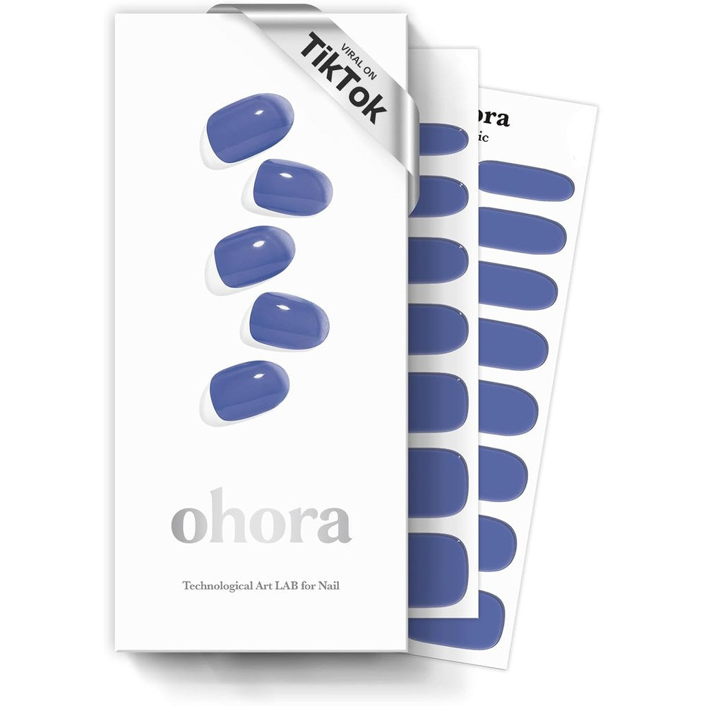 Ohora Semi Cured Gel Nail Strips N Tint Bluesy packaging front view
