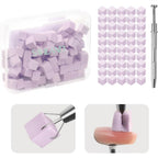Saviland nail sponges and metal grabbing pen front view