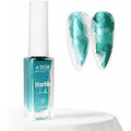 A'Dor Beauty marble ink nail set front view showing 17 pieces