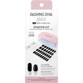 Dashing Diva Glaze Real Black Gel Nail Starter Kit front view showing box and LED lamp