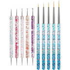 Maycreate nail art tool set front view showing 10 piece collection