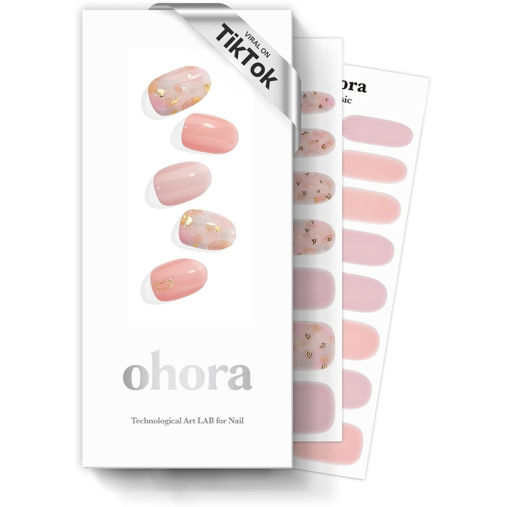 Ohora N Lazy Sunday semi cured gel nail strips packaging front view