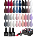 Beetles gel polish Modern Muse kit front view with 20 color bottles