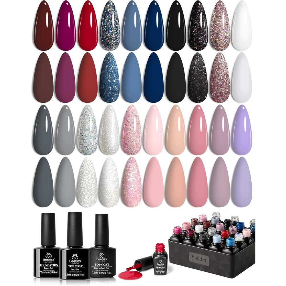 Beetles Modern Muse 20 Color Gel Polish Kit front view