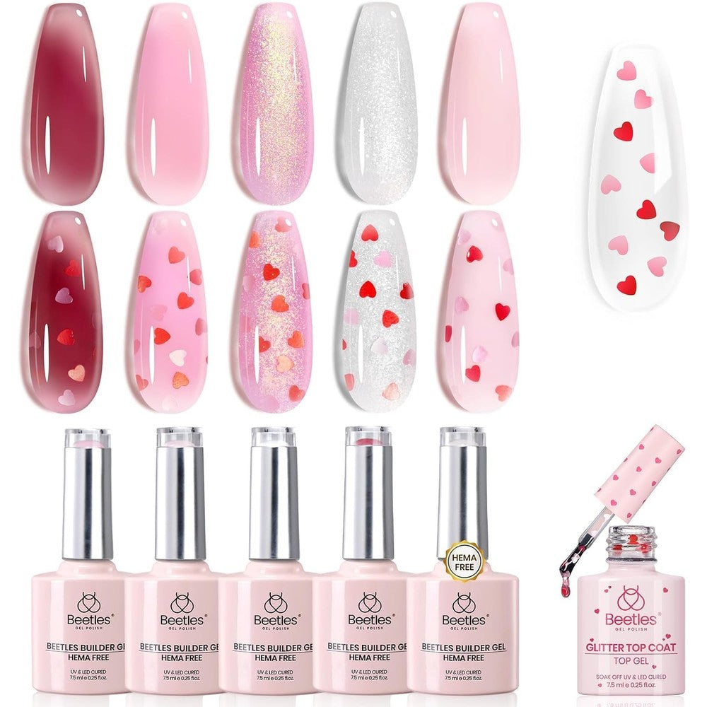 Beetles builder gel kit 5 colors front view box