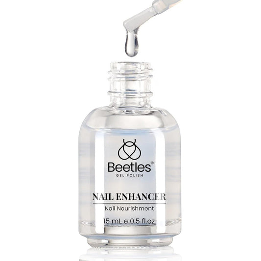 Beetles Nail Strengthener and Growth clear polish bottle front view