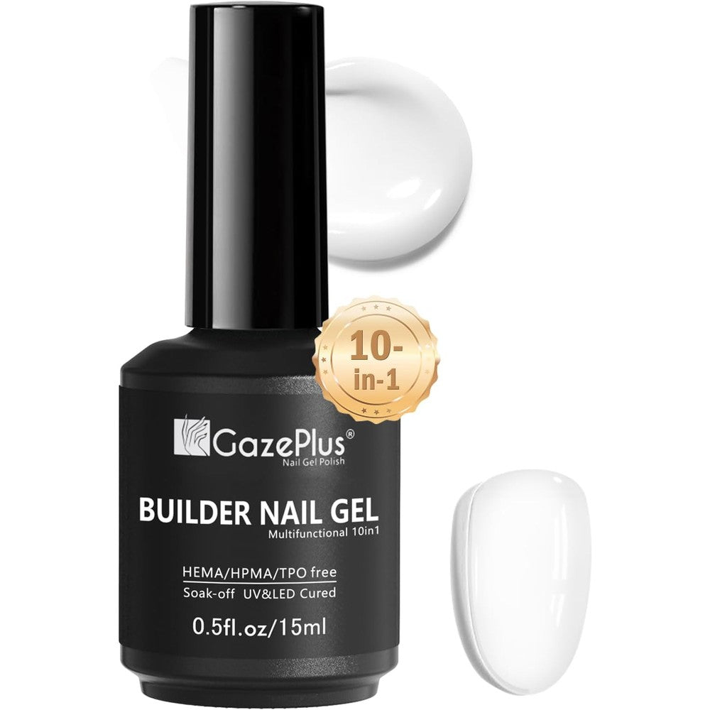 Hywwpflay Gazeplus 10-in-1 white builder nail gel bottle