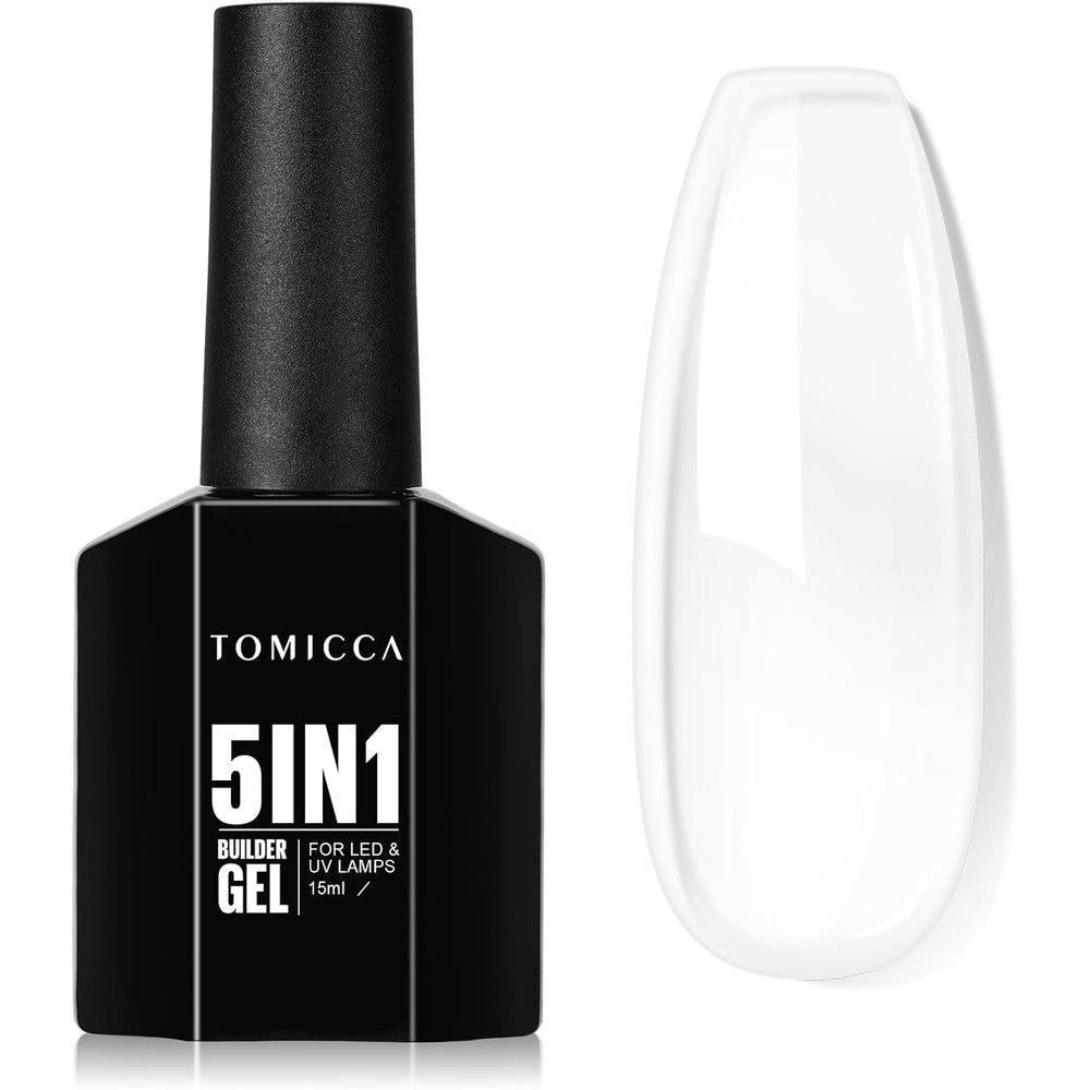 Tomicca Clear Builder Gel 15ml bottle front view
