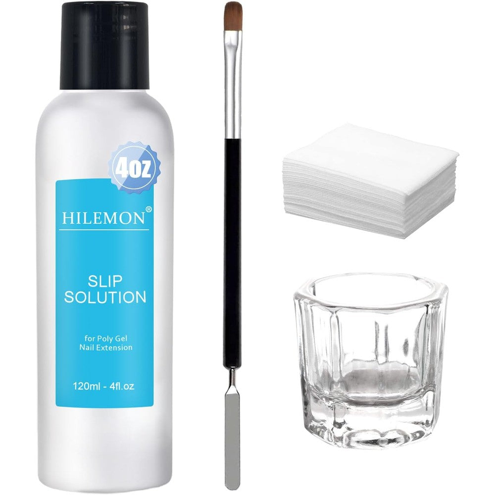 HiLemon Poly Gel Slip Solution Set with tools front view