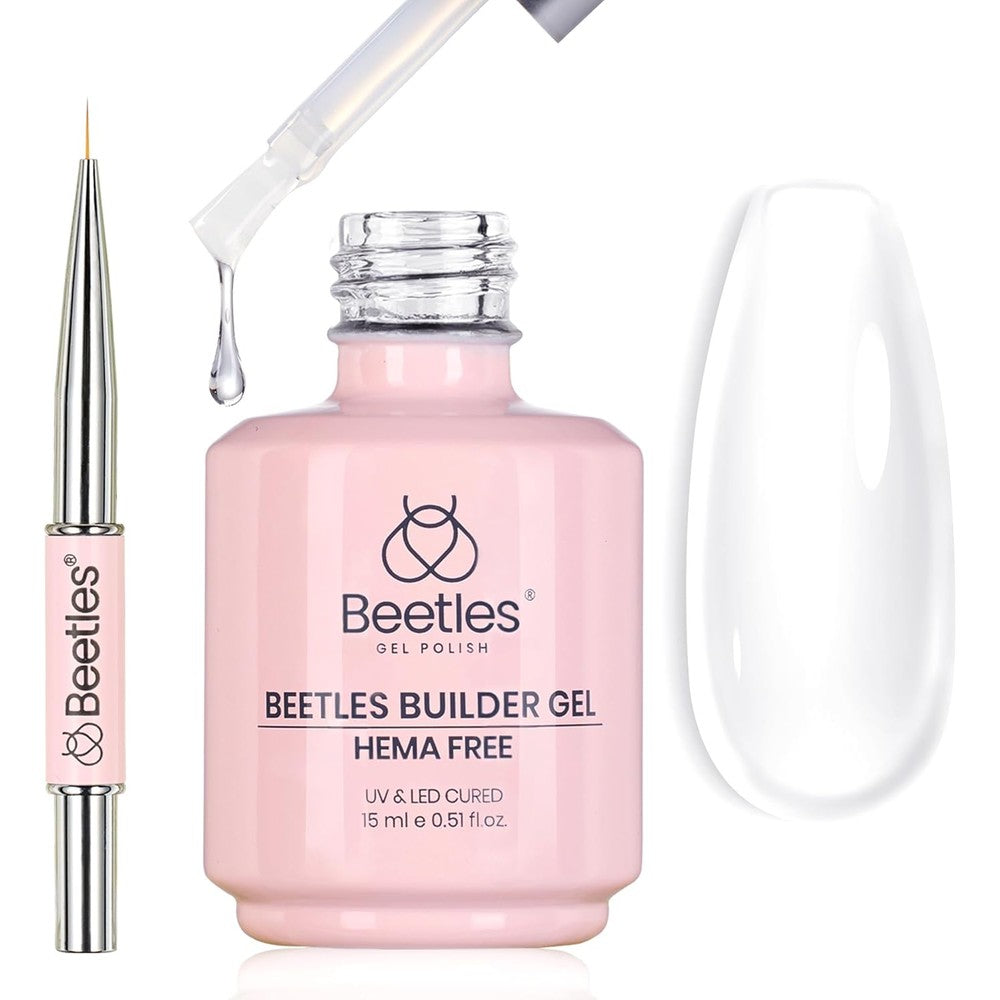 Beetles Gel Polish builder gel sheer breeze front view