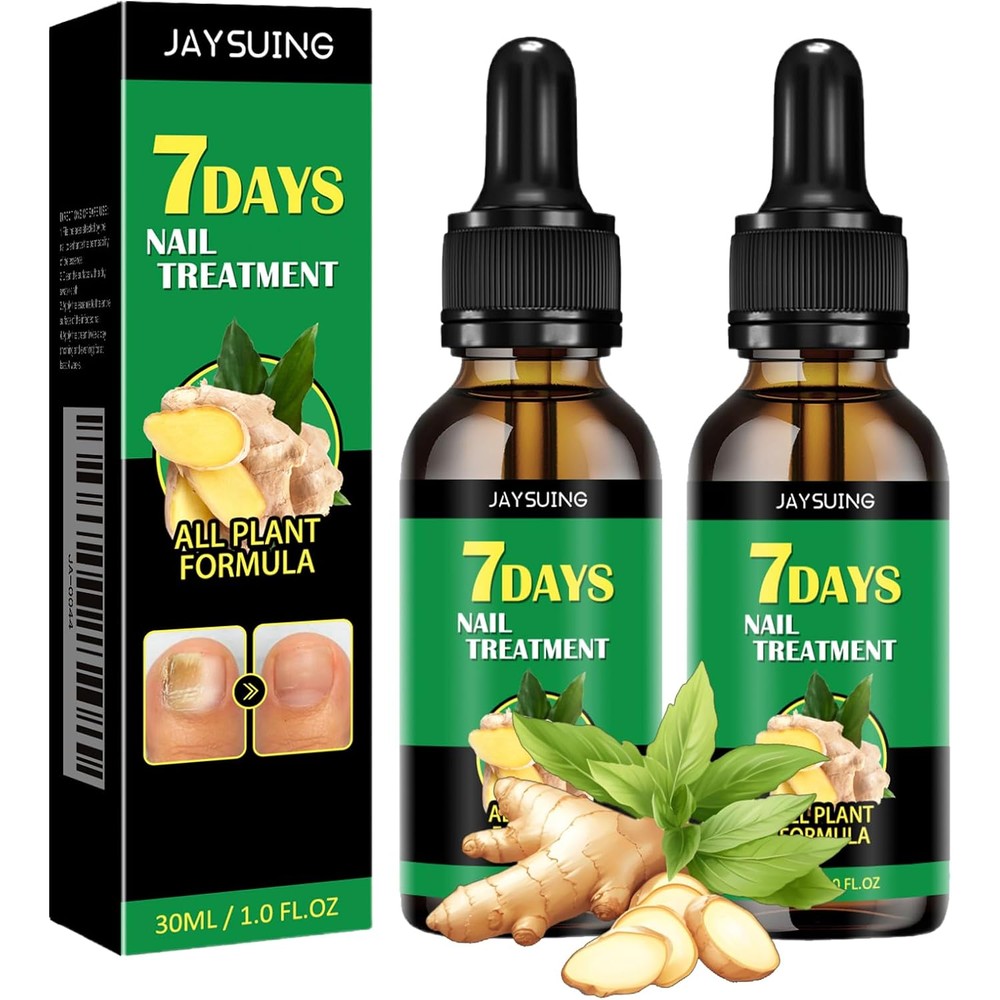 Yosxxcn Ginger Nail Treatment and Cuticle Care Oil 2 Piece Set