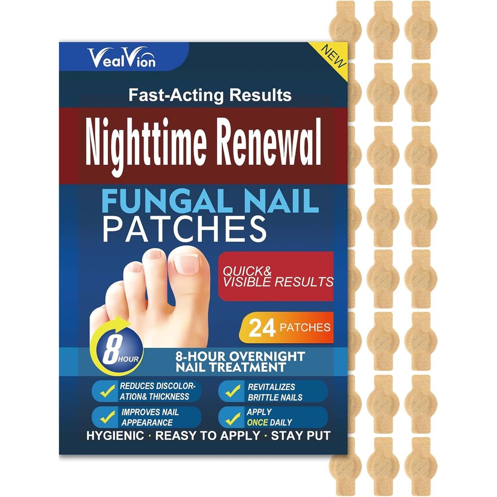 Vealvion Nail Patches Toenail Treatment front packaging view