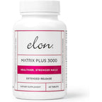 Elon Matrix Plus 3000 biotin vitamins front view bottle packaging