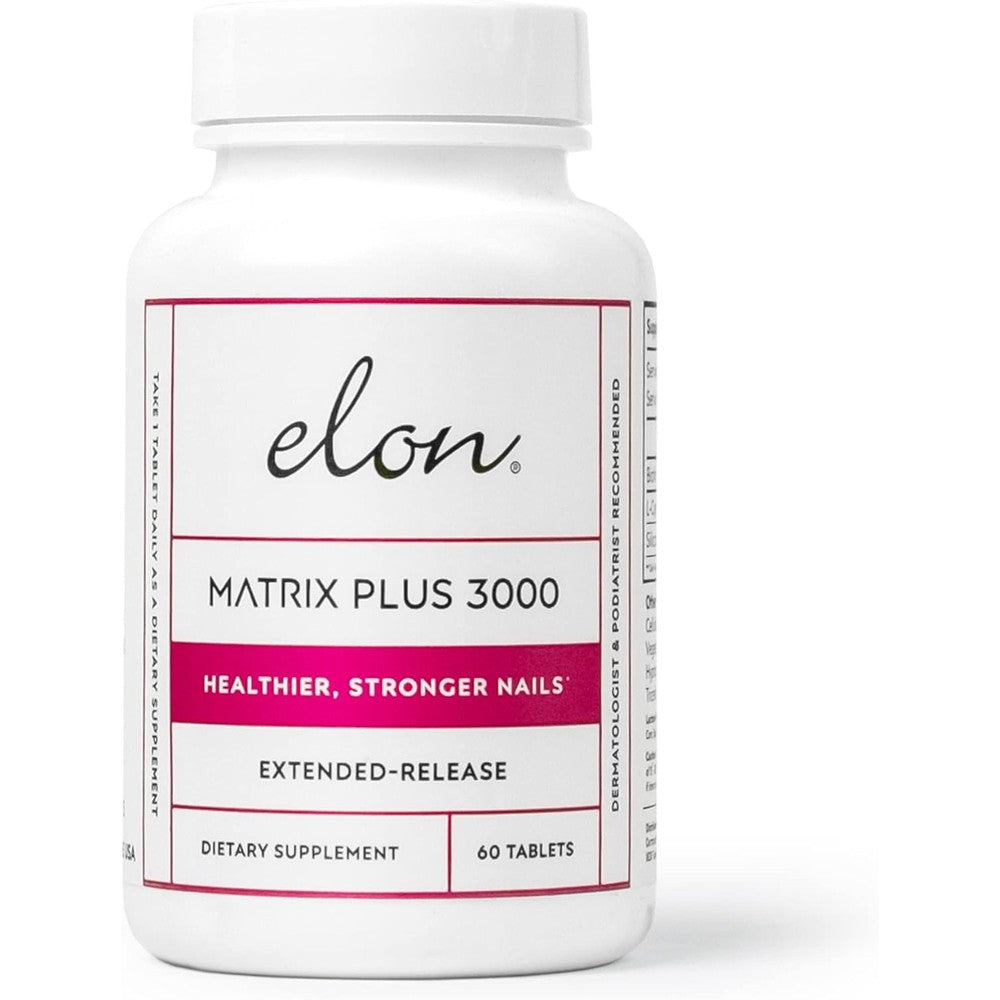 Elon Matrix Plus 3000 biotin vitamins for nail repair and hair growth