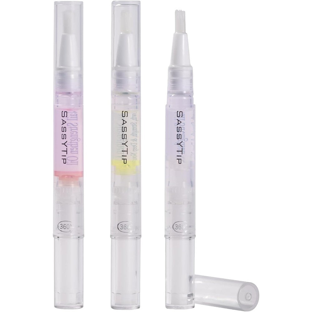 Sassytip Nail Strengthen Oil Pen 3 piece set front view