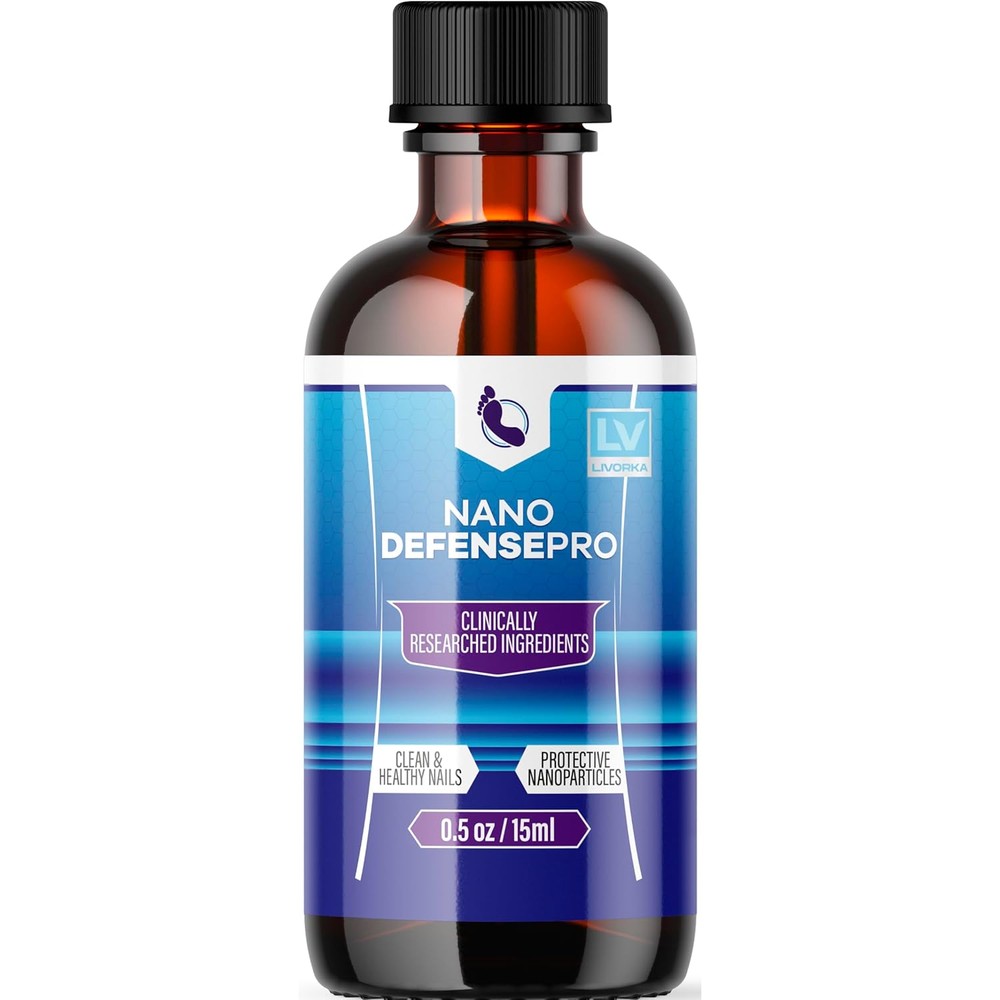 Livorka Nano Defense Pro premium toenail treatment drops front view