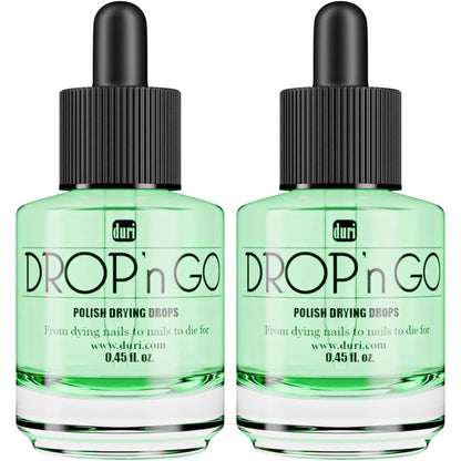 Duri Cosmetics Drop'n Go Quick Dry Nail Drops 2 pack for fast drying