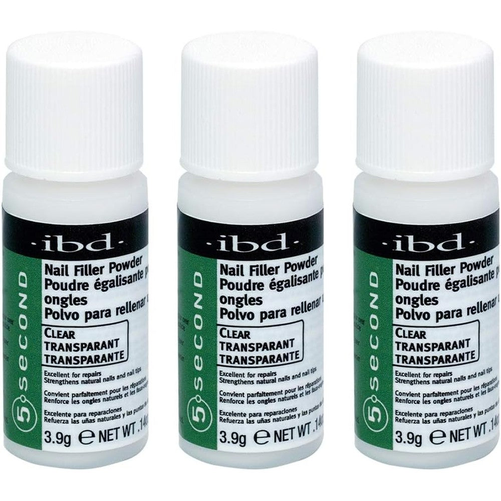 IBD 5 Second Nail Filler Powder front view for instant nail repair