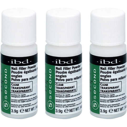 IBD 5 Second Nail Filler Powder front view for instant nail repair