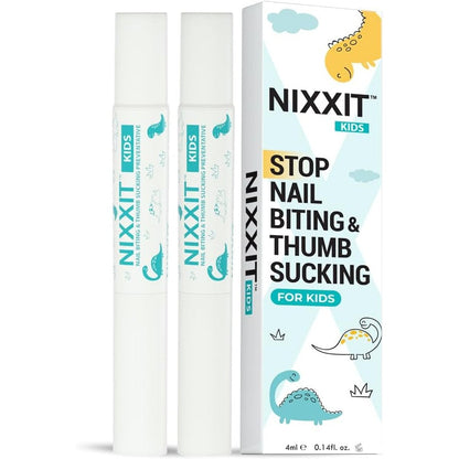 NIXXIT Nail Biting Treatment for kids front view packaging authentic imported habit breaker