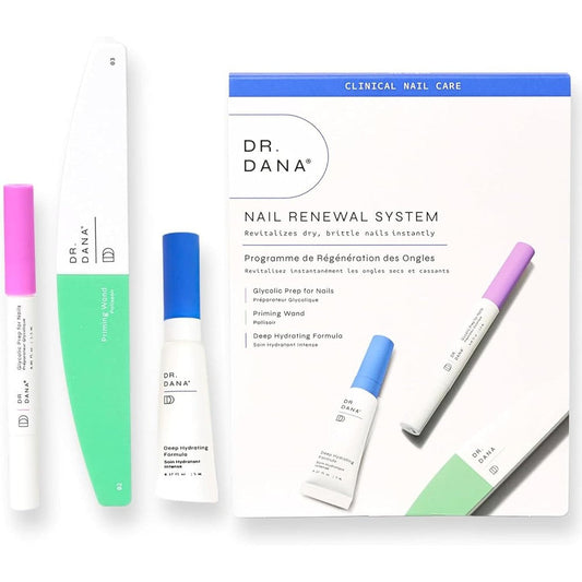 Dr Dana Nail Repair Kit front packaging view with strengthening treatment pen