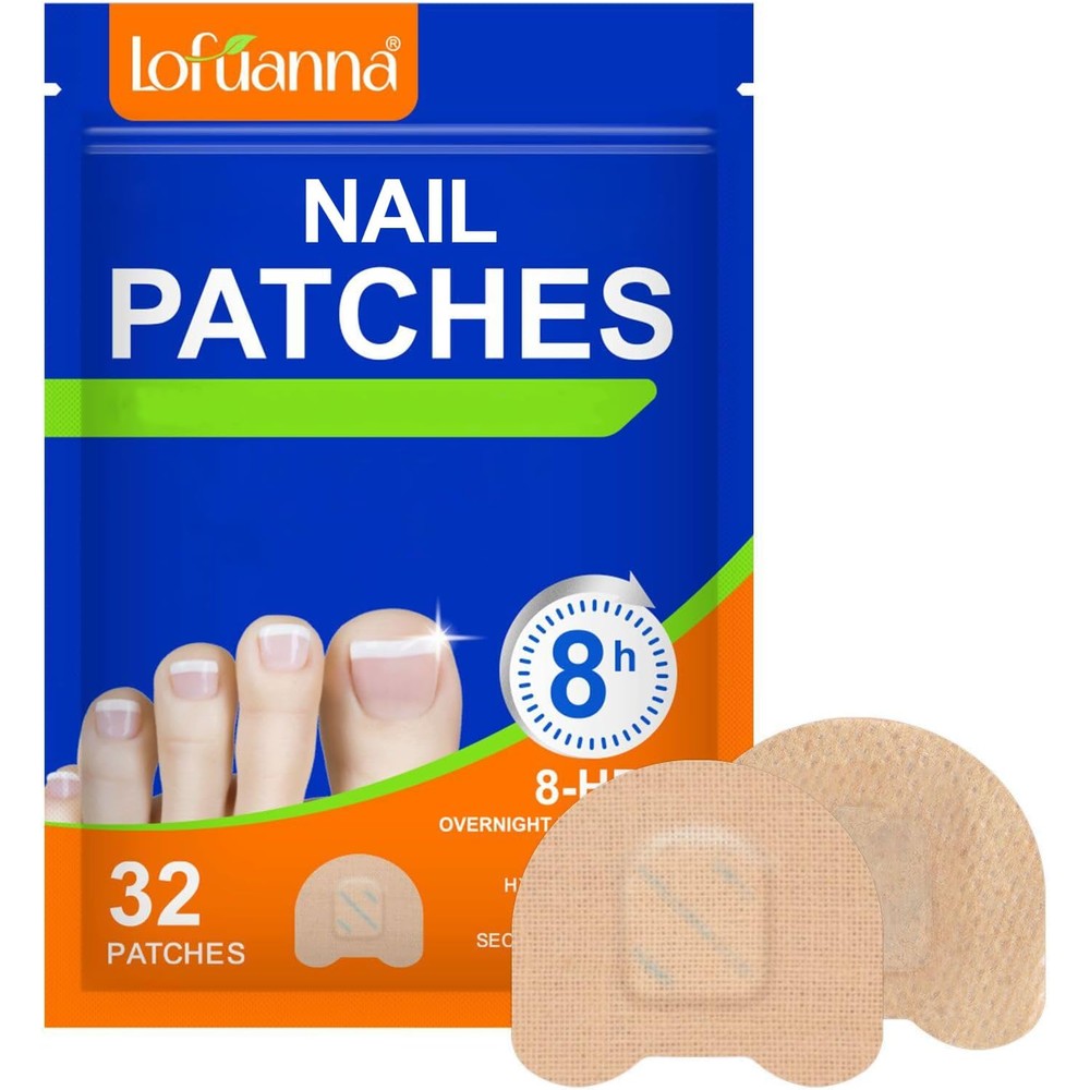 Sefudun Nail Care Extra Strength Nighttime Patches front packaging view for overnight fingernail and toenail repair treatment.