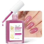 CHUCHU 8 in 1 dusty rose nail hardener front view bottle