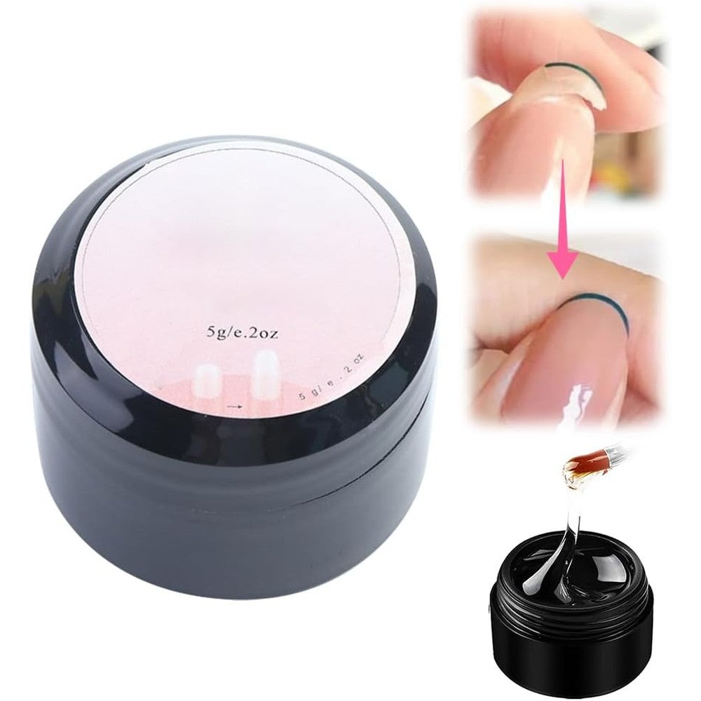 Rubyface nail repair protection gel bottle front view for fixing cracked natural nails