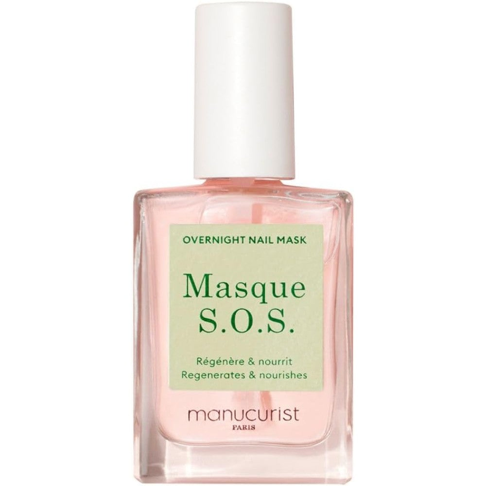 Manucurist SOS Nail Mask bottle front view overnight treatment for damaged nails