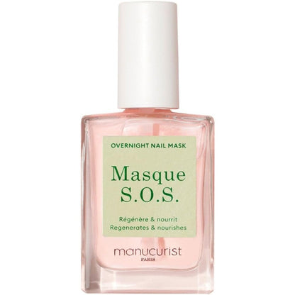 Manucurist SOS Nail Mask bottle front view overnight treatment for damaged nails