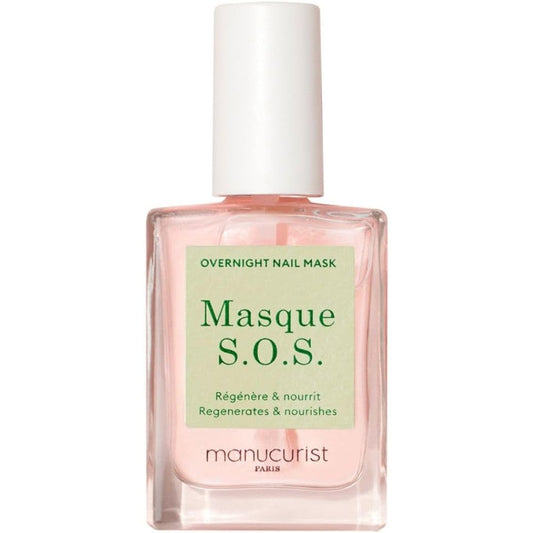 Manucurist SOS Nail Mask bottle front view overnight treatment for damaged nails