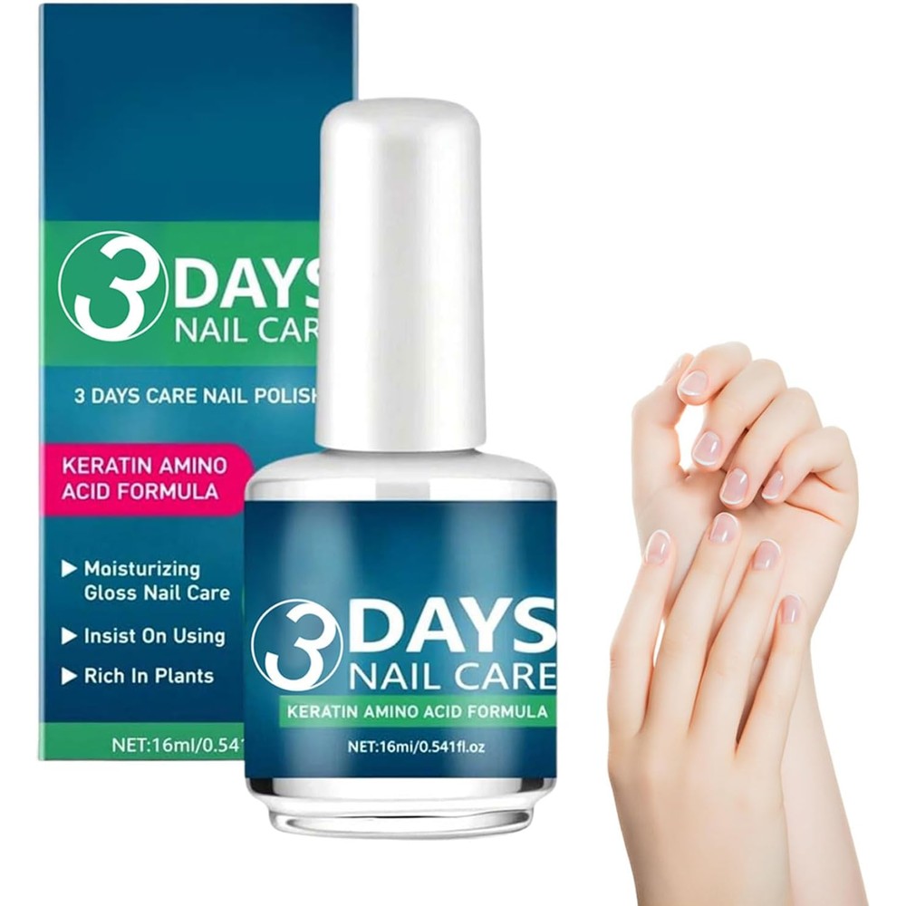 Coolord 3 Days Nail Care Oil front view of the 16ml bottle for nail strengthening